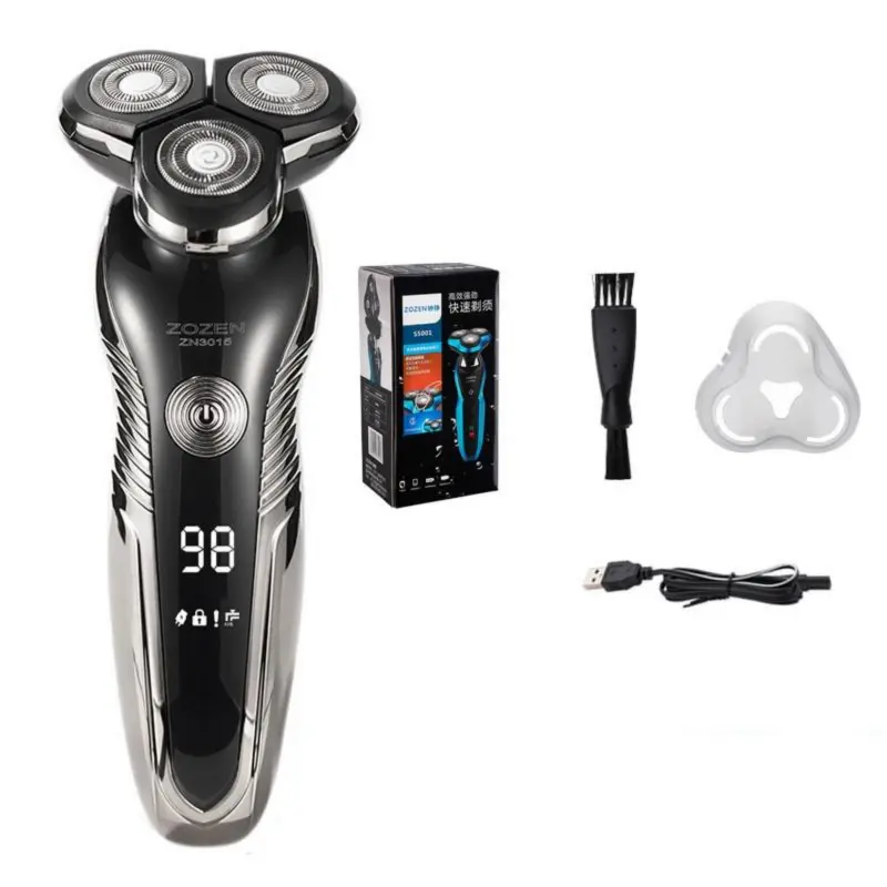 Rasoir électrique sec & humide avec tête flexible