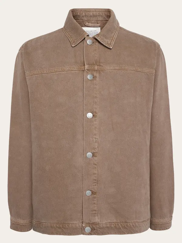 Raw twill workwear jacket - GOTS/Vegan - Tiramisu
