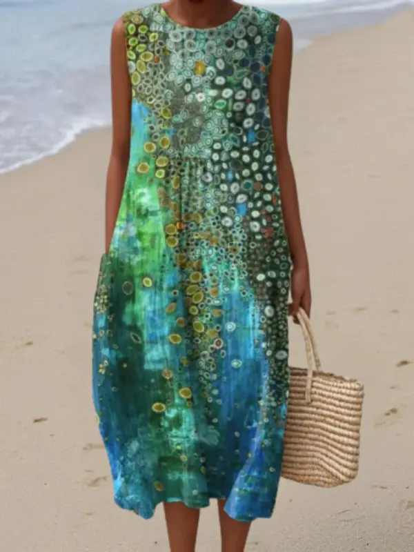 Reef - Robe Midi Inspirée des Récifs