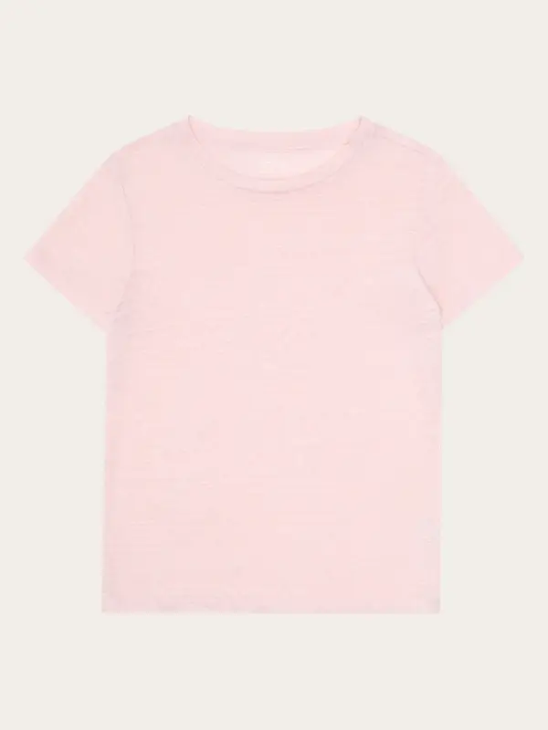 Reg linen t-shirt - Pale Lilac