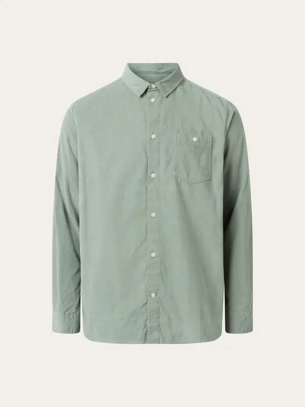 Regular fit corduroy shirt - Lily Pad
