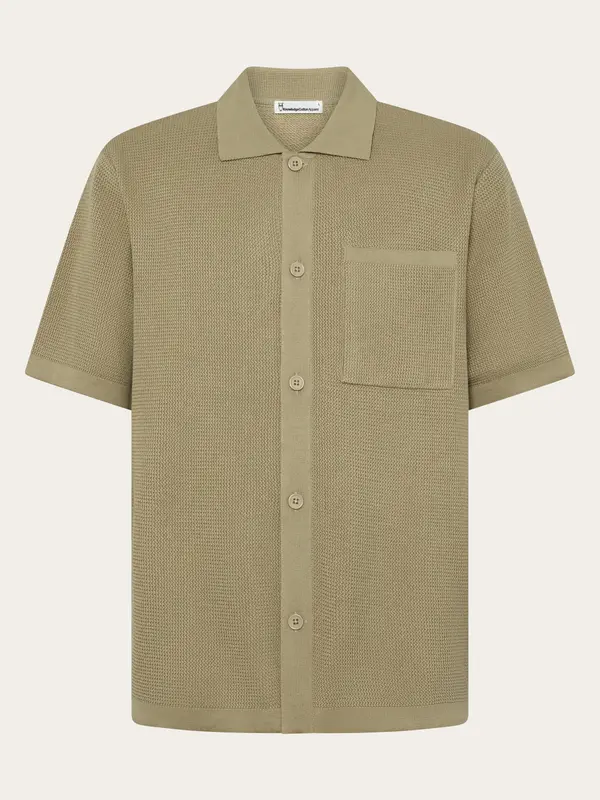 Regular knit shirt - Twill