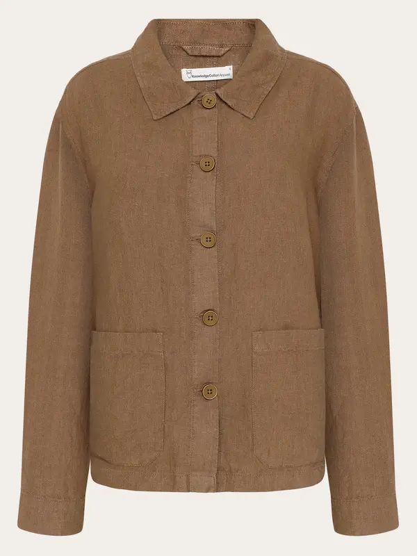 Regular linen overshirt - GOTS/Vegan - Tuffet