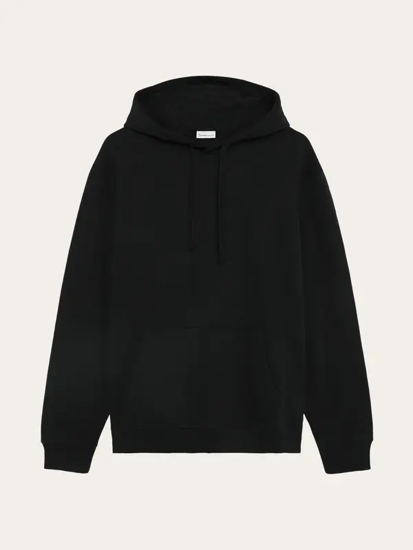 Relaxed hoodie - Black Jet
