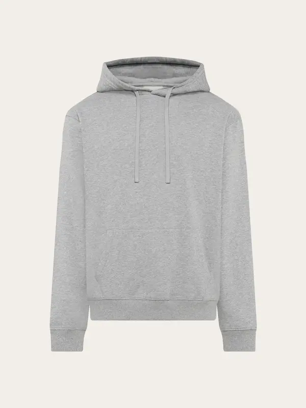 Relaxed hoodie - Grey Melange