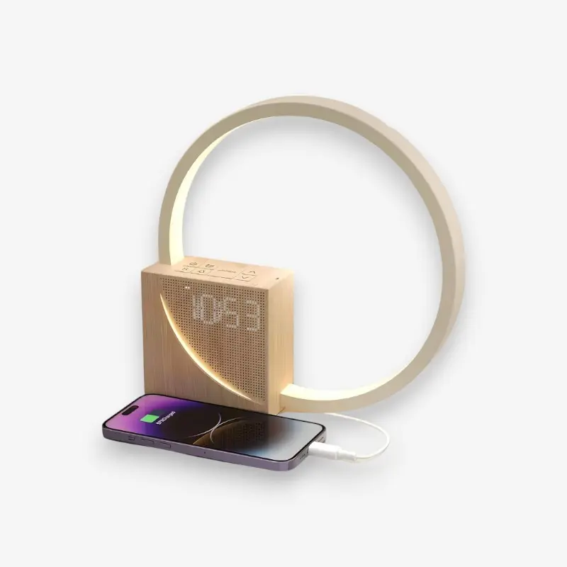 Réveil de table LED multifonction 3-en-1