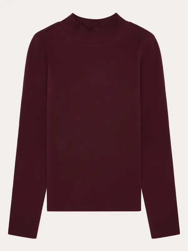 Rib high neck LS - Fig