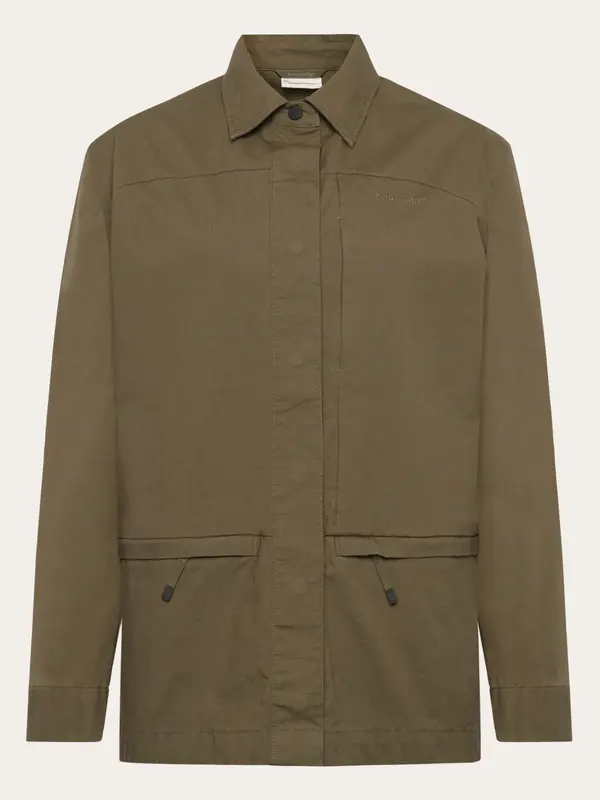 Ripstop overshirt - Burned Olive