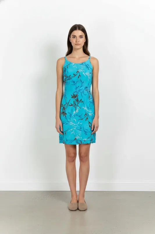 Robe à Bretelles Bleue - Taille M/38