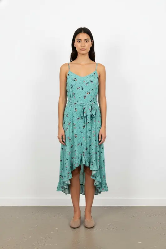 Robe À Bretelles Bleue - Taille S/36