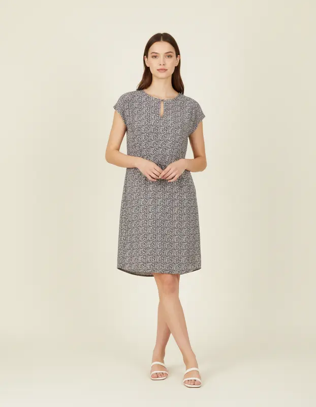 Robe à motif bleu - Taille M/38