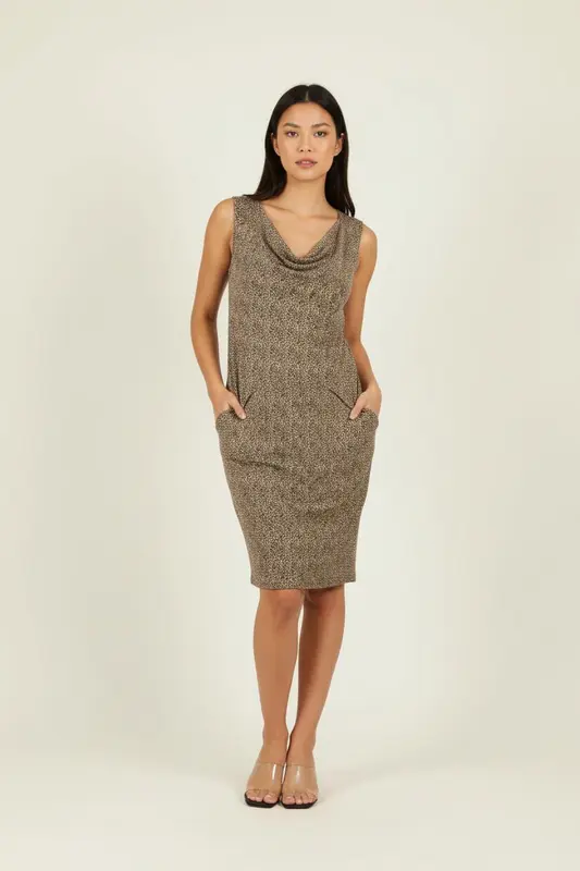 Robe à motif léopard - Taille M/38
