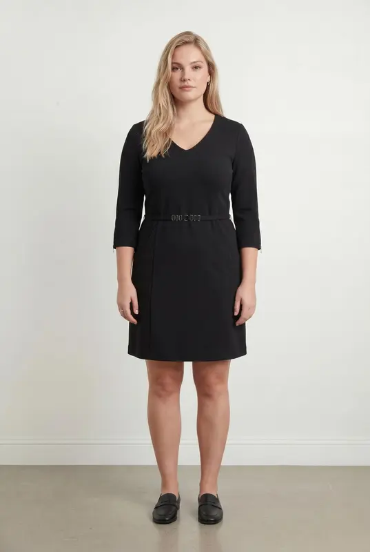 Robe Ajustée Noire - Taille XXL/44