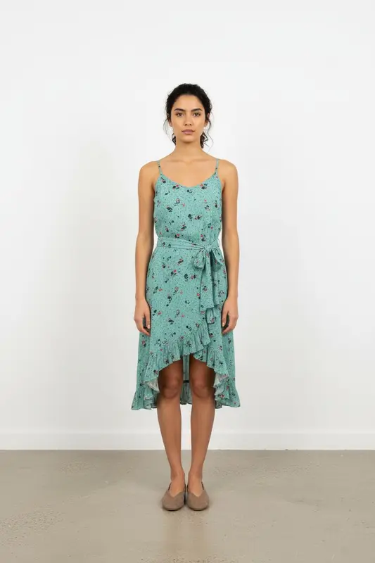 Robe Asymétrique Bleue - Taille M/38
