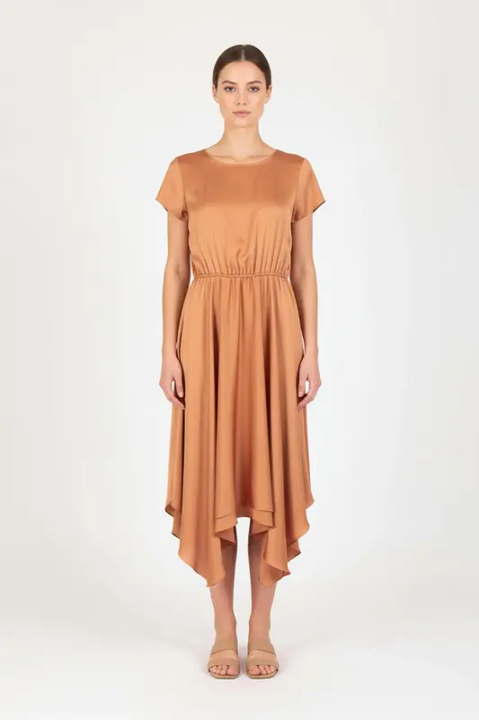 Robe Asymétrique Orange - Taille M/38