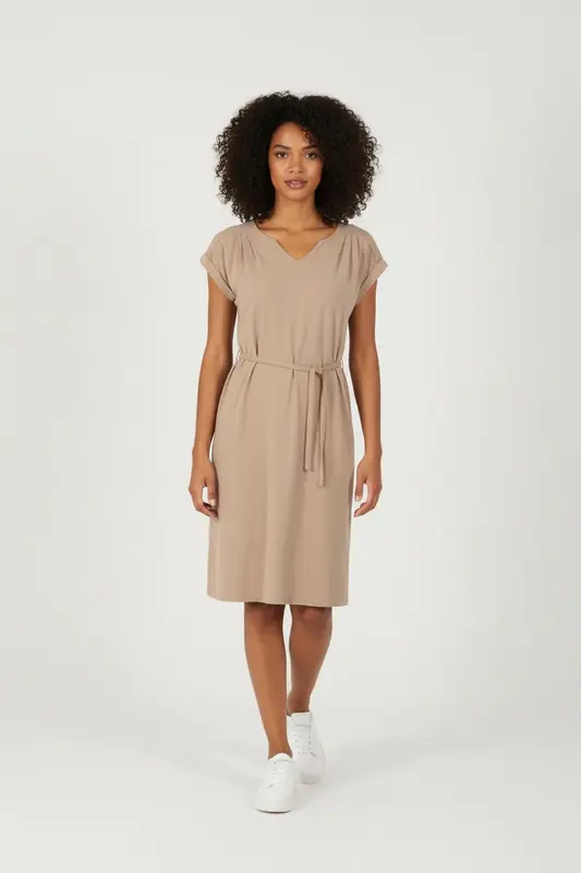 Robe beige - Taille XS/34
