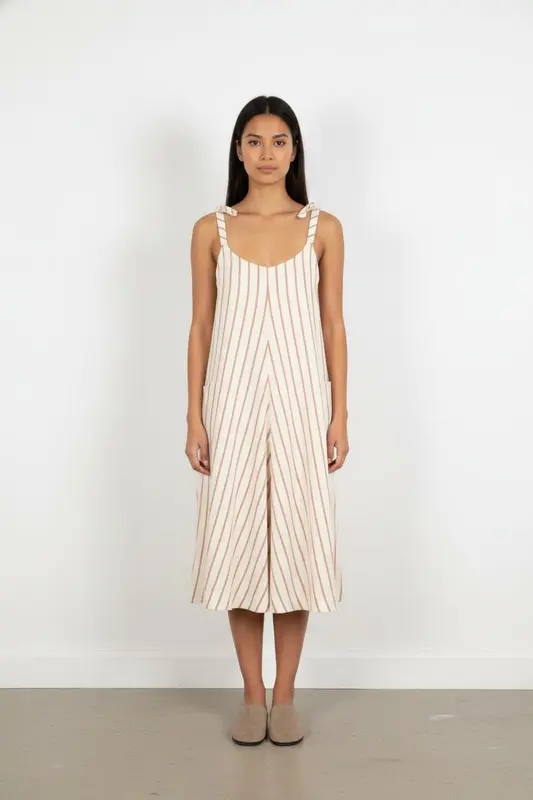 Robe blanche rayée - Taille M/38