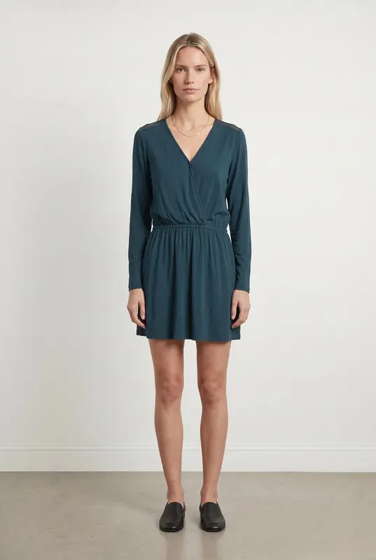 Robe bleue/verte - Taille XS/34