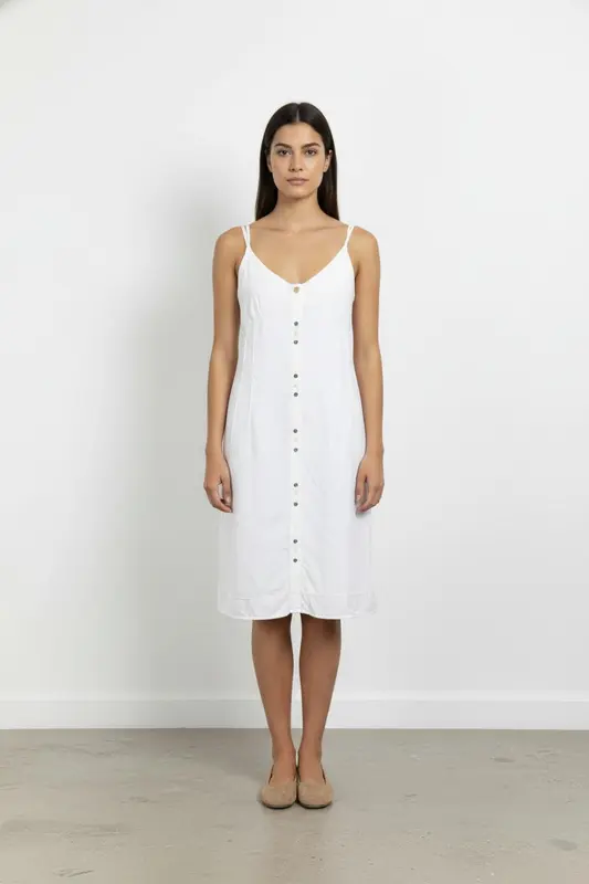 Robe Boutonnée Blanche - Taille M/38