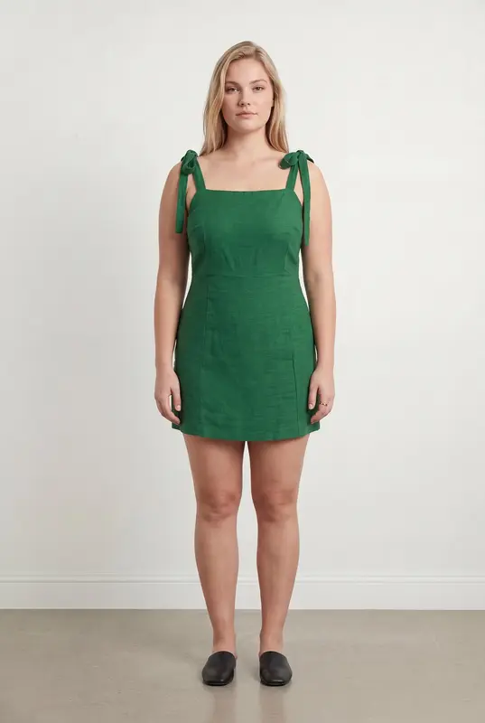 Robe Bretelles Verte - Taille XL/42
