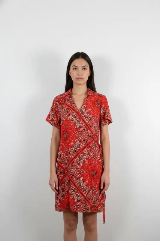 Robe Cache-cœur Rouge - Taille M/38