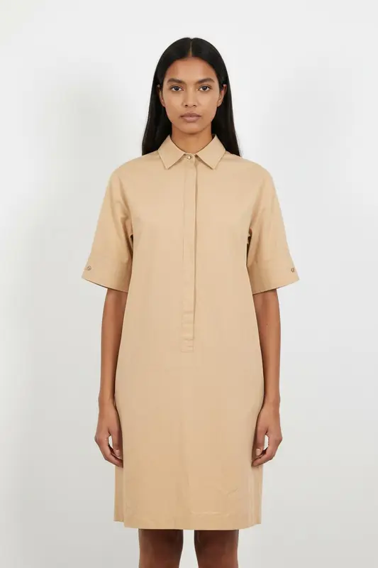 Robe Chemise Beige - Taille L/40