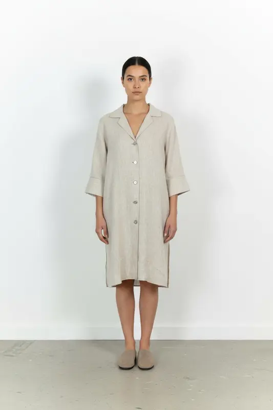 Robe Chemise Beige - Taille XXL/44