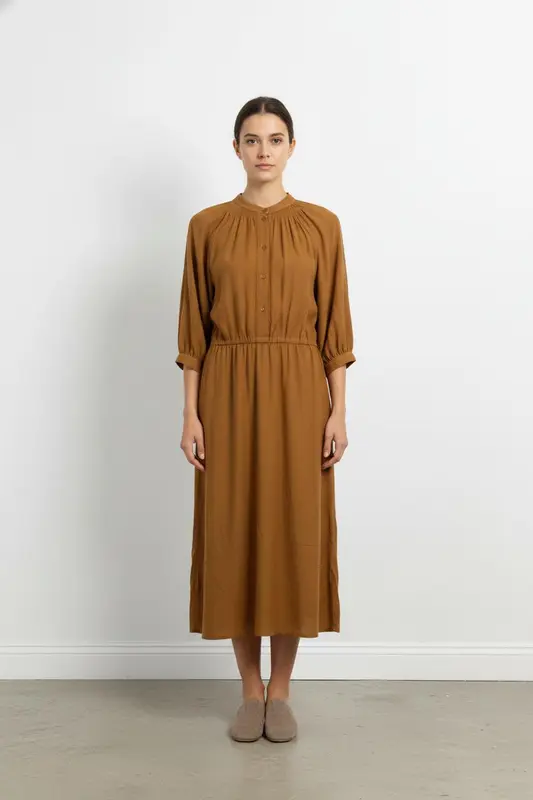 Robe Chemise Marron - Taille M/38