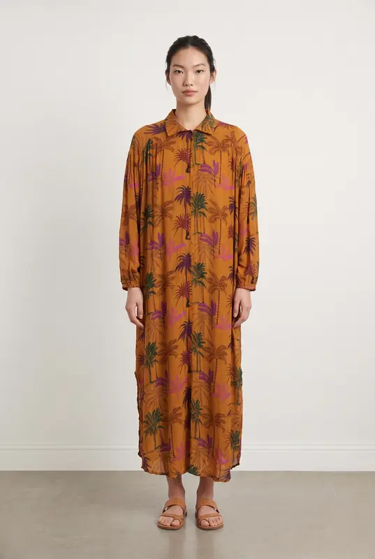 Robe Chemise Multicolore - Taille T.U.
