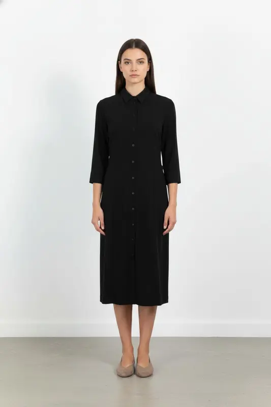 Robe chemise noire - Taille XXL/44