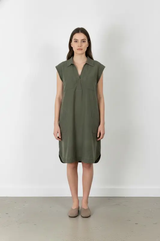 Robe Chemise Verte - Taille L/40 - imparfaites