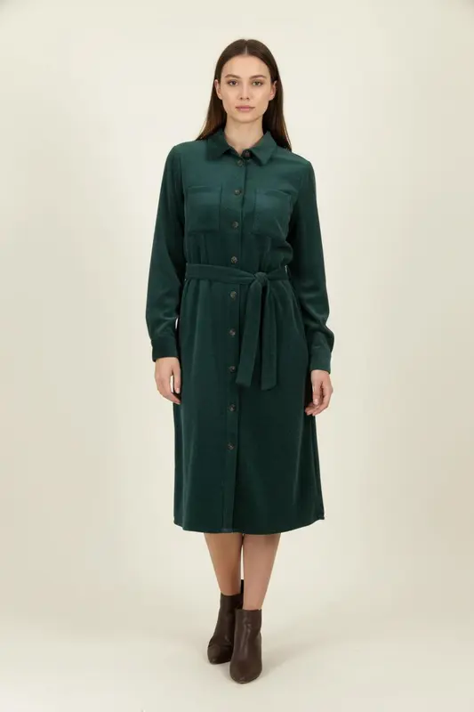 Robe Chemise Verte - Taille M/38