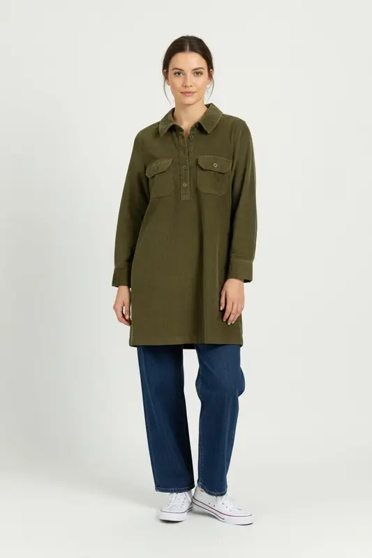 Robe Chemise Verte - Taille S/36
