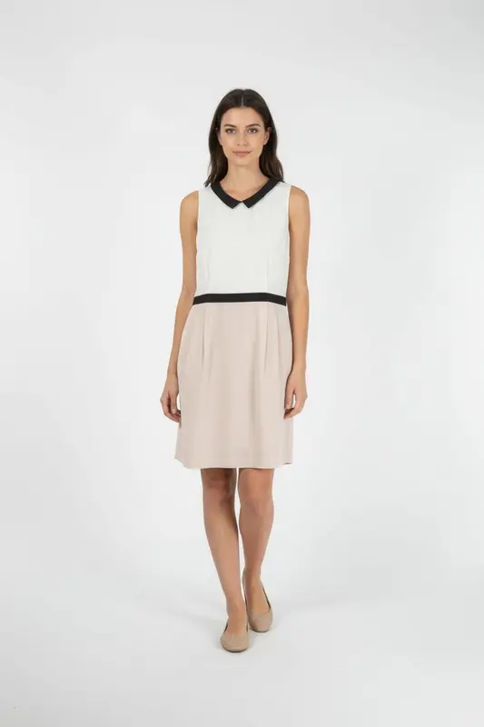 Robe Courte Blanche et Noire - Taille M/38