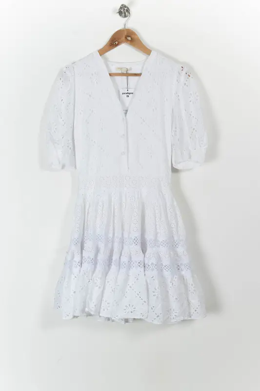 Robe Courte Blanche - Taille M/38 - imparfaites