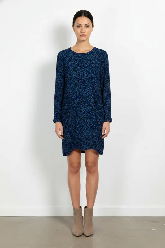 Robe Courte Bleue et Noire - Taille S/36