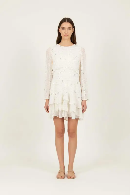 Robe Courte Écrue - Taille XS/34