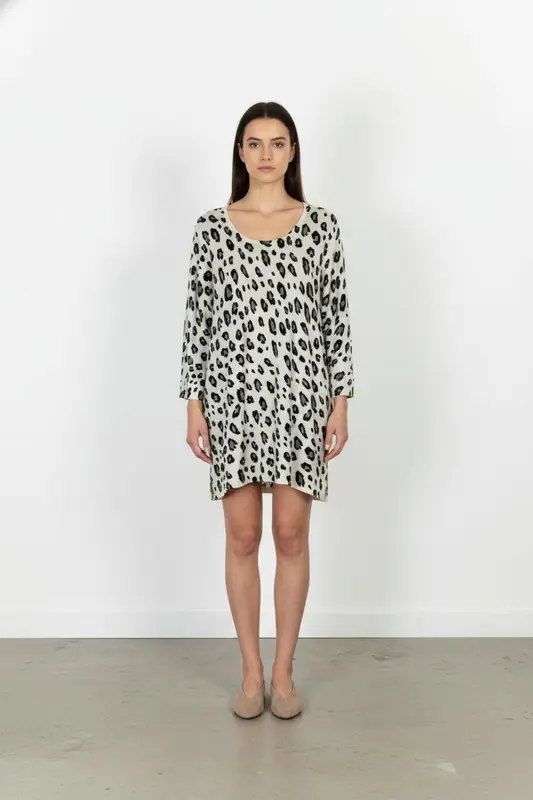 Robe Courte Grise et Noire - Taille XXL/44