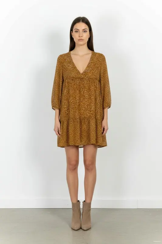 Robe courte jaune - Taille S/36