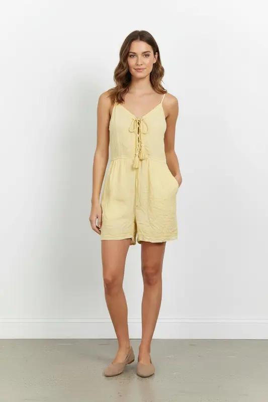Robe Courte Jaune - Taille XS/34