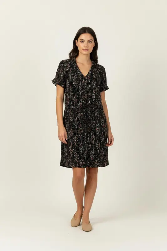Robe Courte Multicolore - Taille L/40
