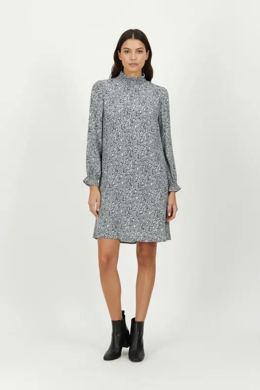Robe Courte Noire et Blanche - Taille XS/34