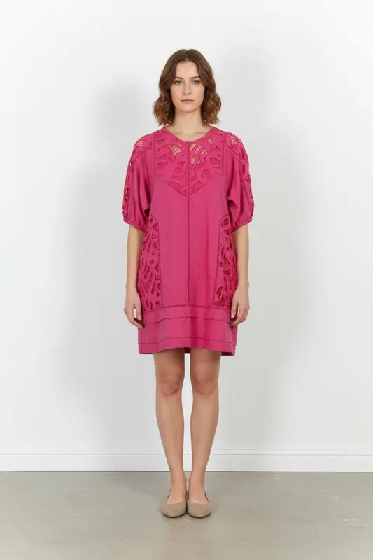 Robe Courte Rose - Taille L/40 - imparfaites