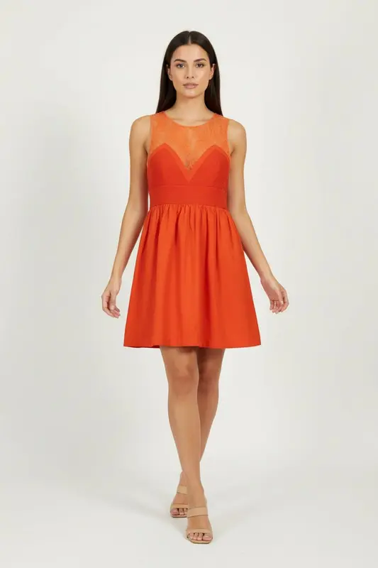 Robe Courte Rouge - Taille L/40