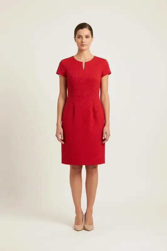Robe Courte Rouge - Taille XL/42