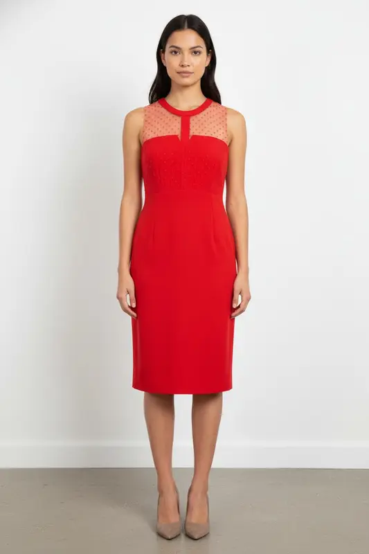 Robe Courte Rouge - Taille XS/34