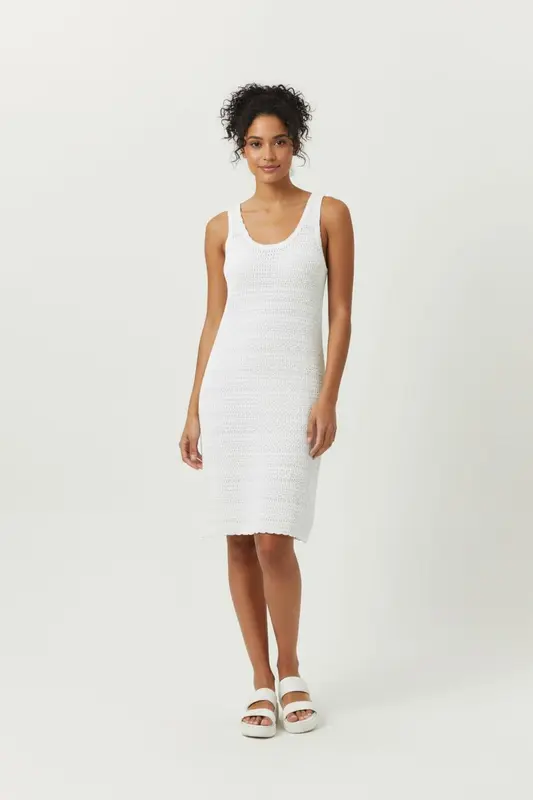 Robe Crochet Blanche - Taille S/36