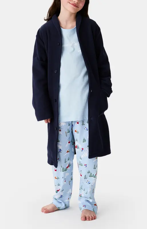 Robe de chambre enfant en micropolaire - Esprit Livre