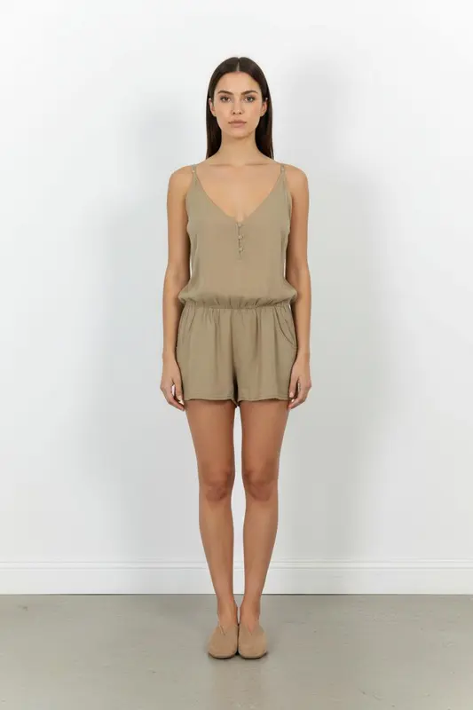 Robe Débardeur Beige - Taille M/38