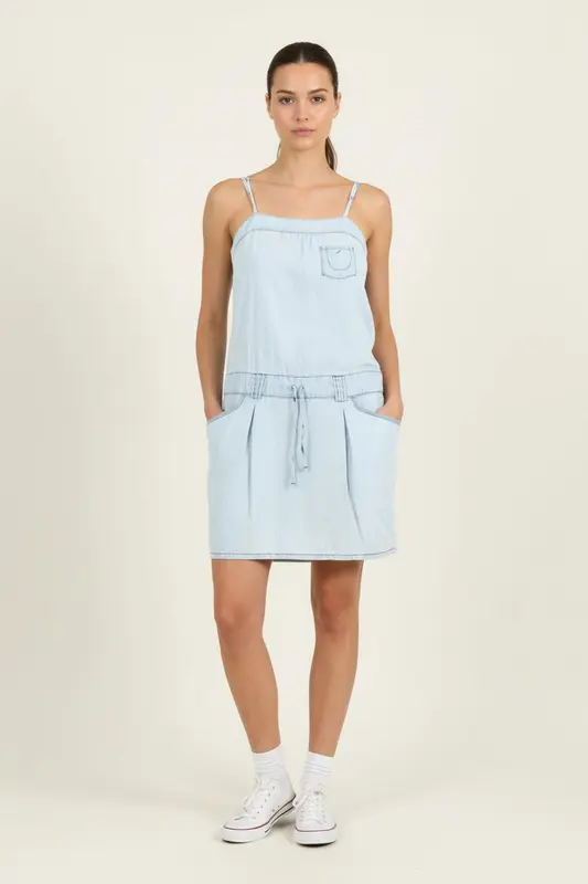 Robe Débardeur Bleue - Taille M/38